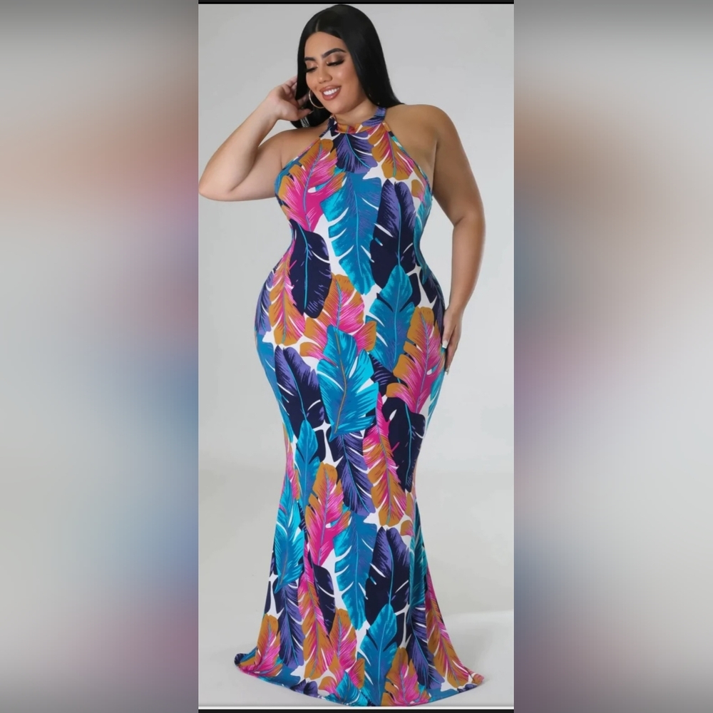Plus size maxi